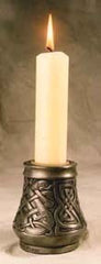 Celtic candleholder. St Patrick.